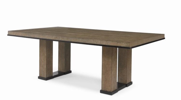 century 70C-320-84 - Mesa Pacific 84" Dining Table - Napa Cerused/Melange