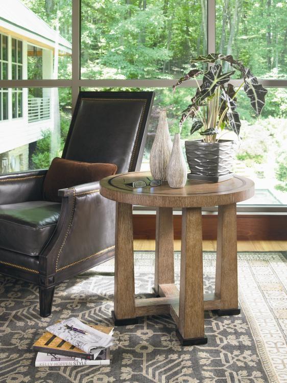 Century 70C-622 - Mesa Aspen Lamp Table - Napa Cerused/Melange