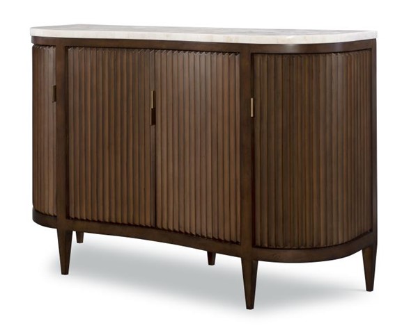 century 719-704M - Artefact Facets Cabinet With Stone Top