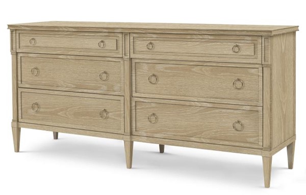 century 89A-206-V1 - Maison '47 Double Dresser - Blonde Cerused
