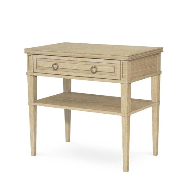 century 89A-226-V1 - Maison '47 Bed Side Table - Blonde Cerused