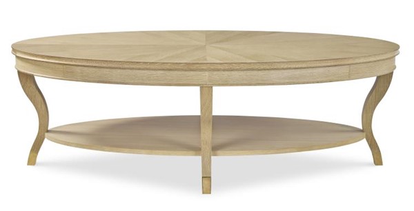 century 89A-607-V1 - Maison '47 Oval Cocktail Table - Blonde Cerused