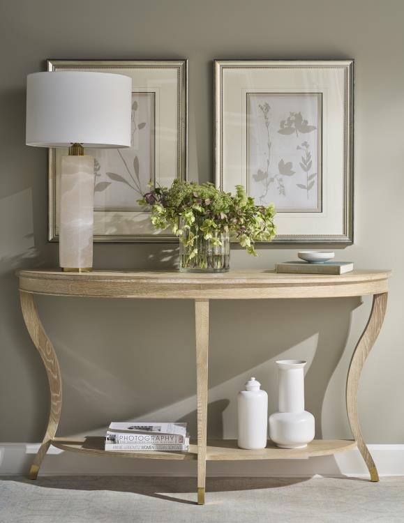 Century 89A-724-V1 - Maison '47 Hallway Console - Blonde Cerused