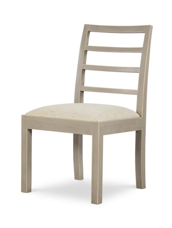 century AE-CCU-3164S-F2 - Dara Side Chair - Modern French Grey & Taupe