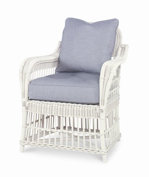 century AE-D40-54 - Mainland Wicker Large Dining Arm Chair