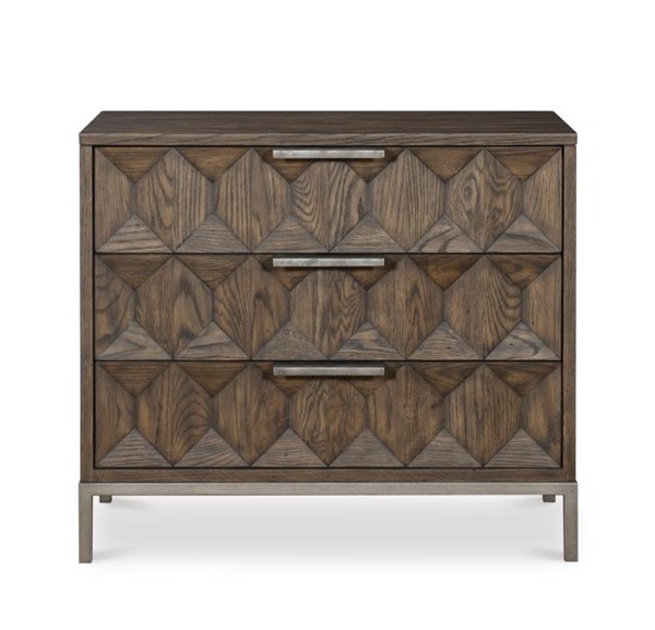Century B2H-705 - Elliott Three Drawer Chest - Brown Rustic