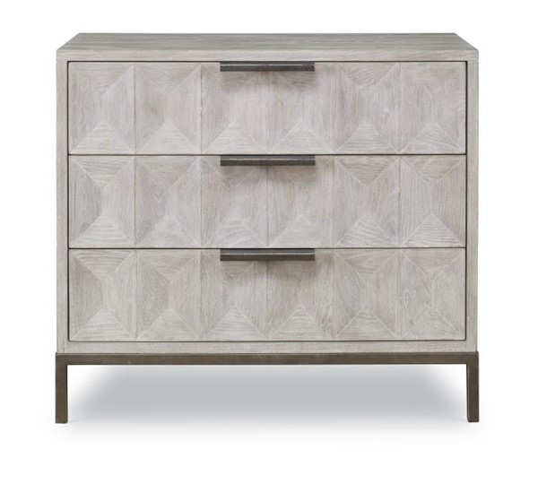 Century B2W-705 - Elliott Three Drawer Chest - White Rustic