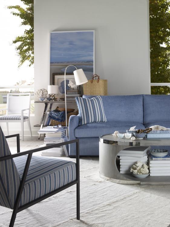 Century C42-603 - Bowery Place Cocktail Table - Light Slate