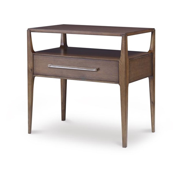 century C4H-224 - Bowery Place Single Drawer Nightstand - Bowery Cerused