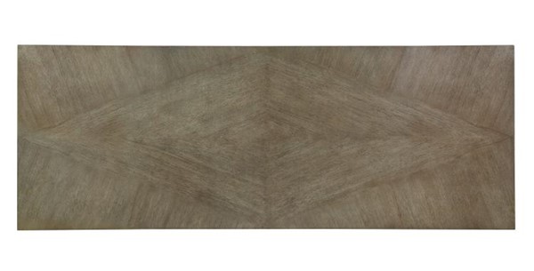 Century C5C-302 - Casa Bella 'X' Base Dining Table - Timber Grey/Charbrown