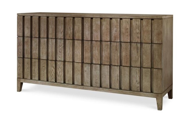 century C5H-205 - Casa Bella Louvered Dresser - Timber Grey