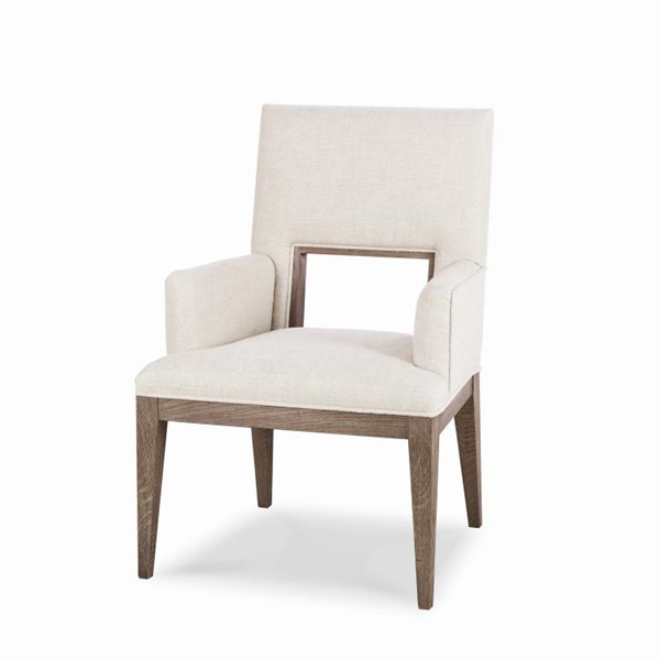century C5H-532 - Casa Bella Upholstered Dining Arm Chair - Timber Grey