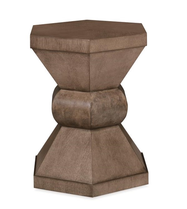 century C5H-612 - Casa Bella Hexagonal Chairside Table - Timber Grey