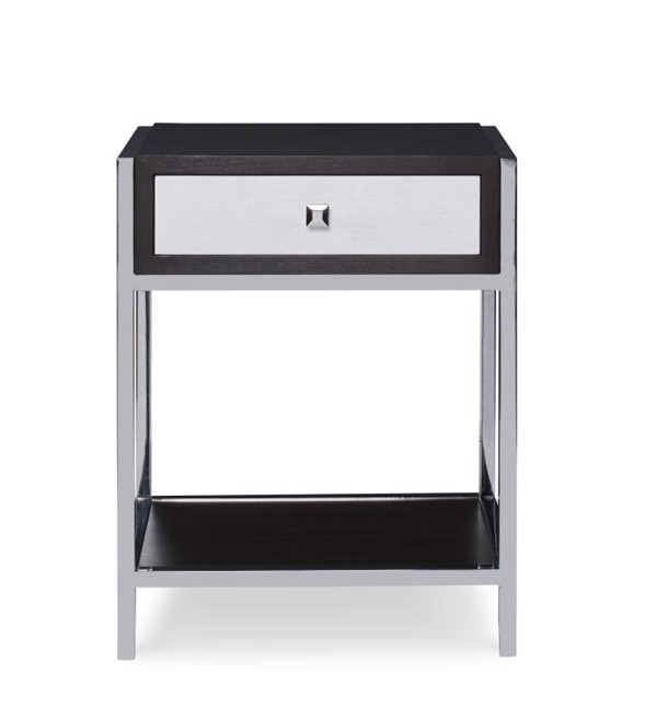 Century C6C-221 - Aria Nightstand - Brownstone/Oxford White