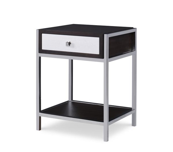 century C6C-221 - Aria Nightstand - Brownstone/Oxford White