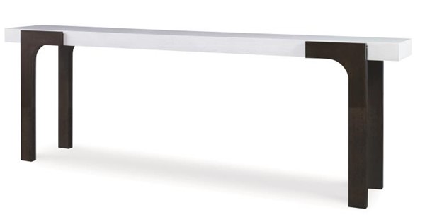 century C6C-723 - Aria Console Table - Brownstone/Oxford White