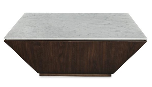 Century C9H-602M - Compositions Cocktail Table With Marble Top