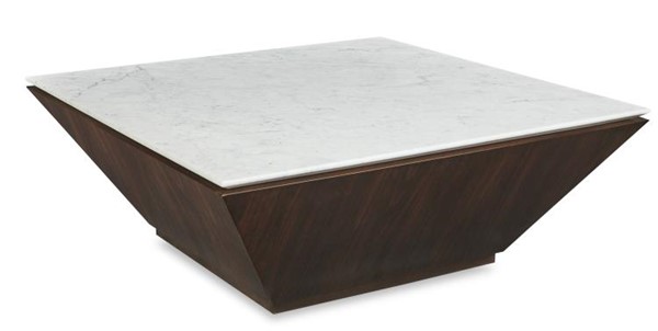 century C9H-602M - Compositions Cocktail Table With Marble Top