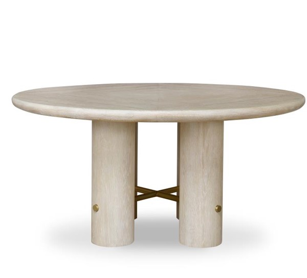 Century CA2-305 - Cadence Round 64” Dining Table - Sand Cerused