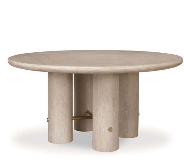 century CA2-305 - Cadence Round 64” Dining Table - Sand Cerused