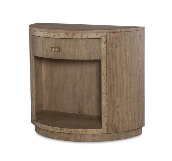 century CBA-221-V1 - Monterey Demilune Nightstand - Hawthorne Light