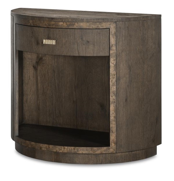century CBA-221-V2 - Monterey Demilune Nightstand - Hawthorne Dark