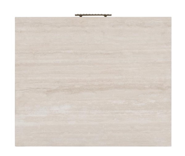 Century CBA-222M-V1 - Monterey Single Drawer Nightstand W/Travertine - Hawthorne Light