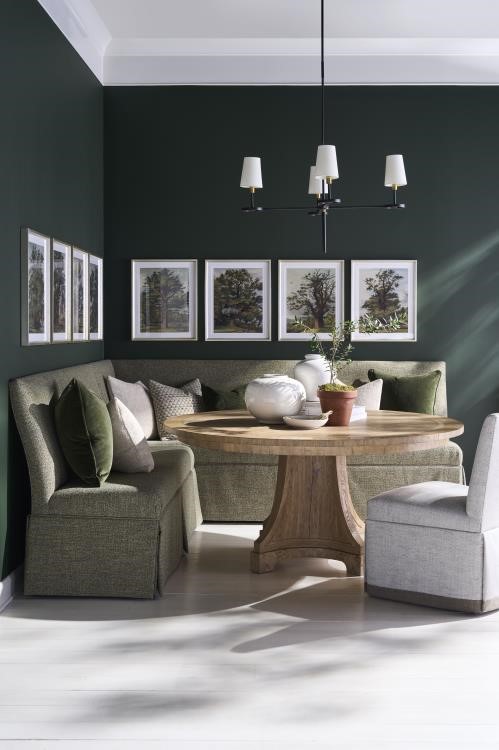 Century CBA-305-V1 - Monterey Round 64" Dining Table - Hawthorne Light