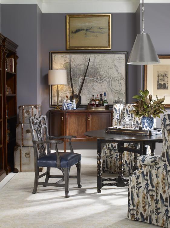 Century 11-1050SK - Leo Skirted Wing Chair