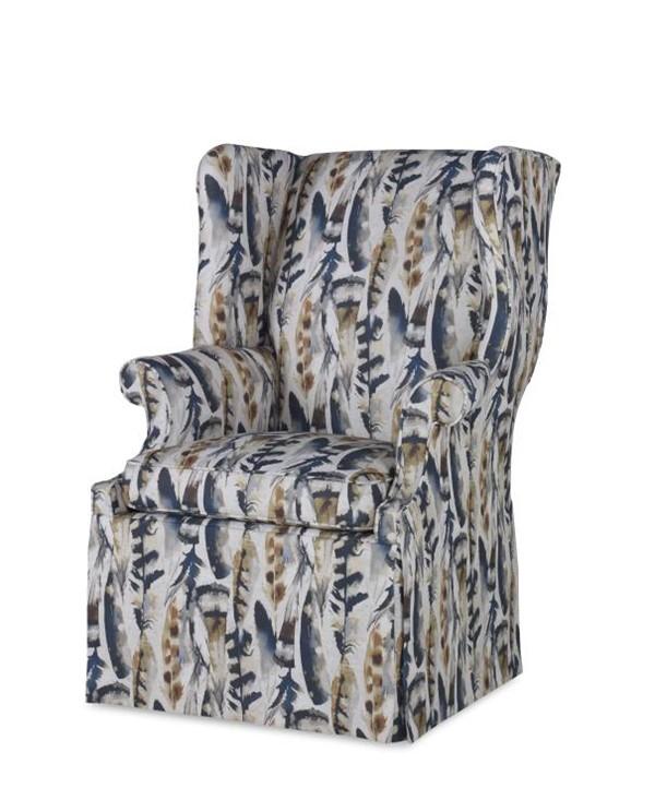 century 11-1050SK - Leo Skirted Wing Chair