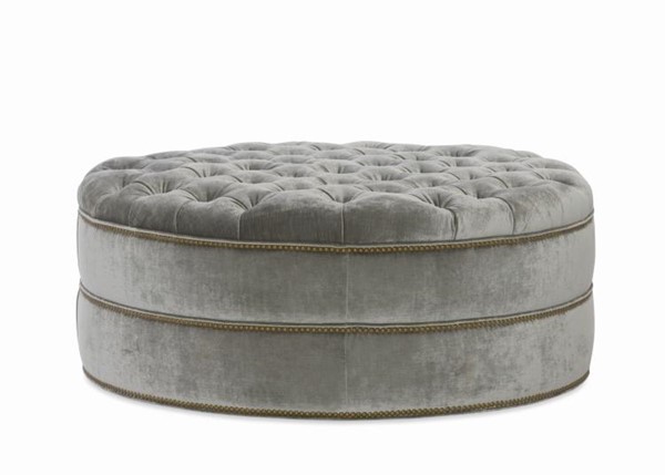 century 33-808 - Wesley Round Ottoman
