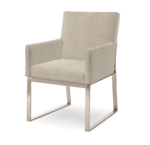 century 3389A-1 - Iris Stainless Arm Chair