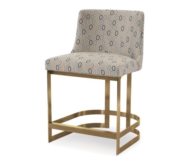 century 3392C-2 - Copenhagen Brass Counter Stool