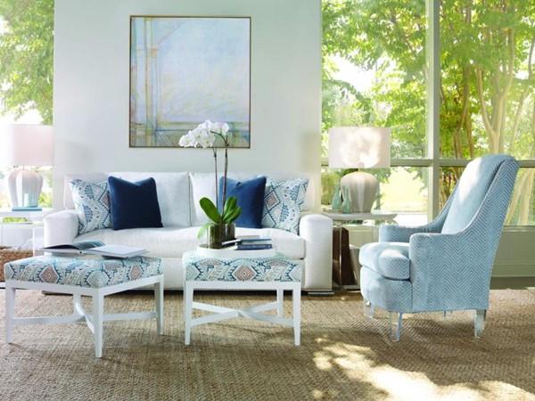 Century 3714-2626 - Redford Small Square Ottoman