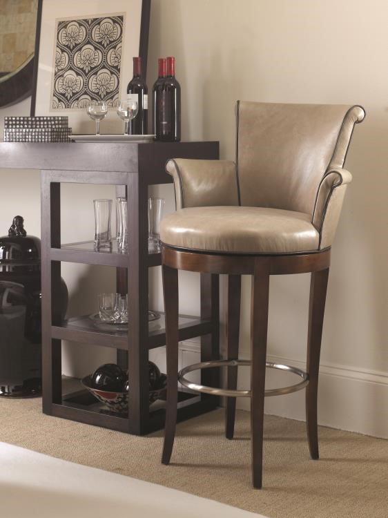 Century 3800B-3 - Scroll Swivel Bar Stool