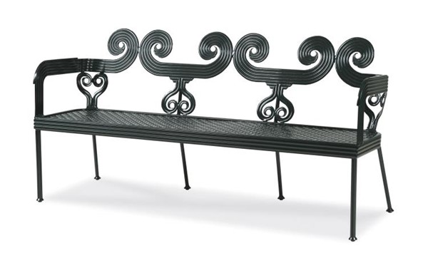 century AE-D41-41 - Augustine Metal Garden Bench