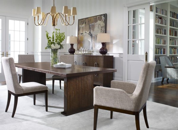 Century B1H-531 - Marten Dining Side Chair - Brunette