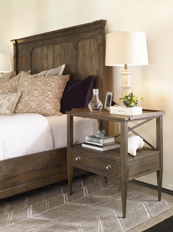Century B2H-221 - William Nightstand - Brown Rustic