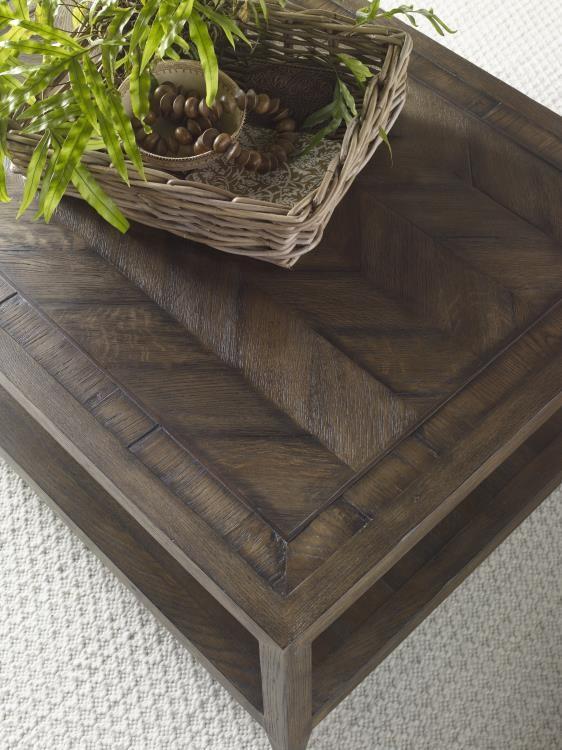 Century B2H-603 - Dalton Cocktail Table - Brown Rustic