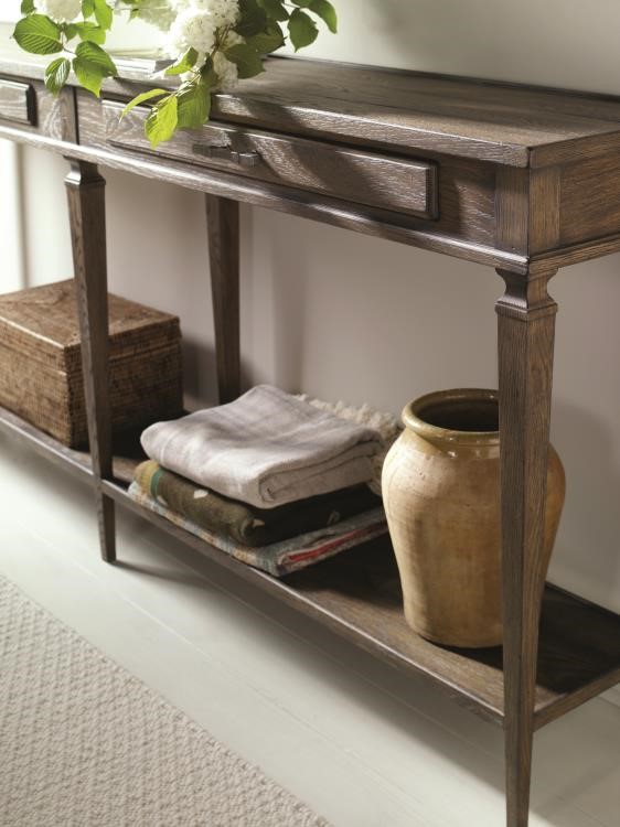 Century B2H-724 - Aiden Console Table - Brown Rustic