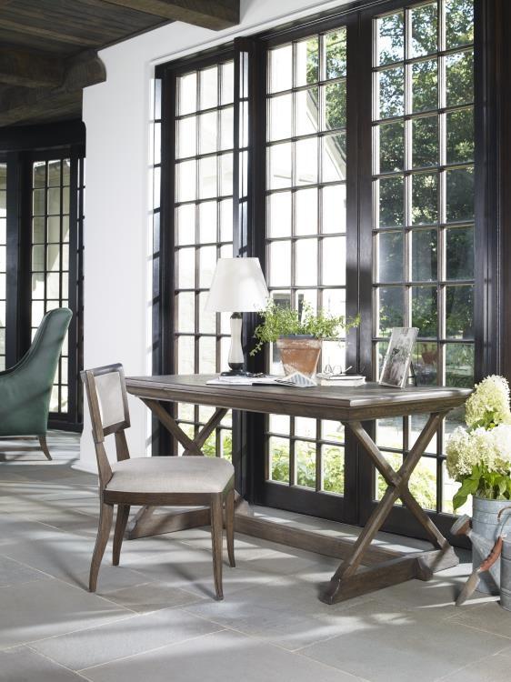 Century B2H-763 - Seth Writing Desk - Brown Rustic