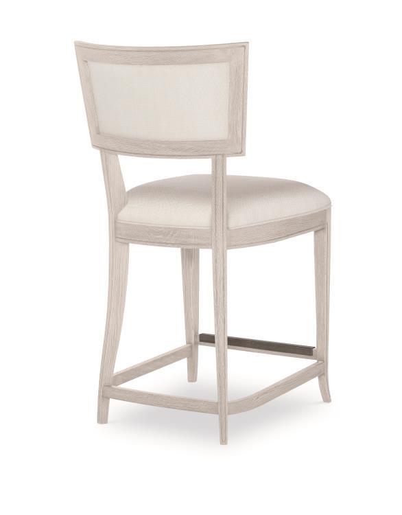 Century B2W-551C - Liam Counter Stool - White Rustic
