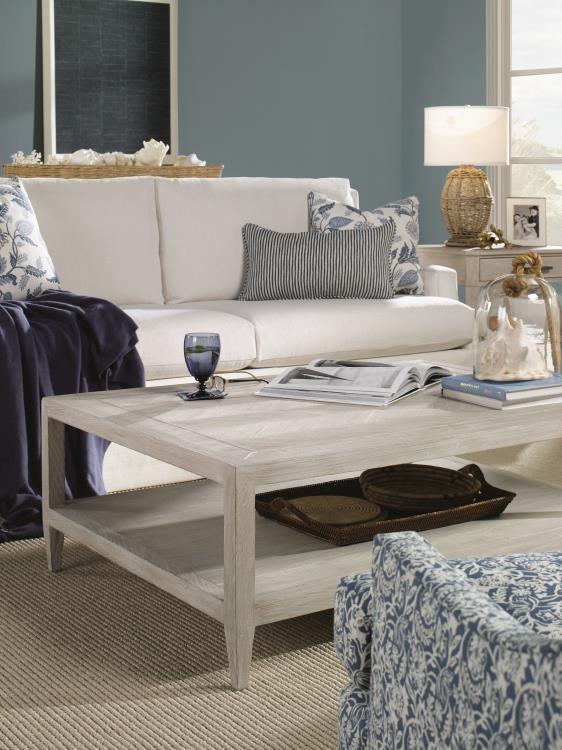 Century B2W-603 - Dalton Cocktail Table - White Rustic