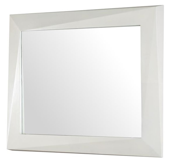 century C7A-234-V1 - Faceted Mirror - Light Parchment