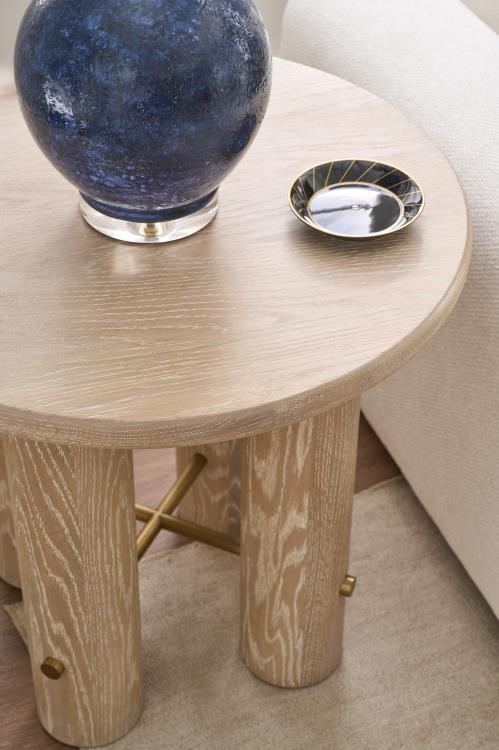 Century CA2-622 - Cadence Side Table - Sand Cerused
