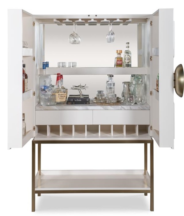 Century CAA-462 - Cadence Bar Cabinet - White