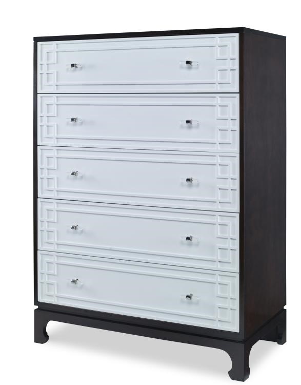 century CR9-211 - Details I Five Drawer Low Chest