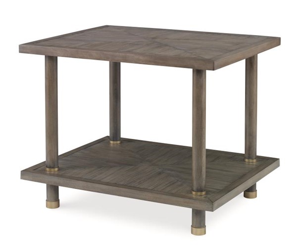 century CT1005-MK - Biscayne Side Table-Mink Grey
