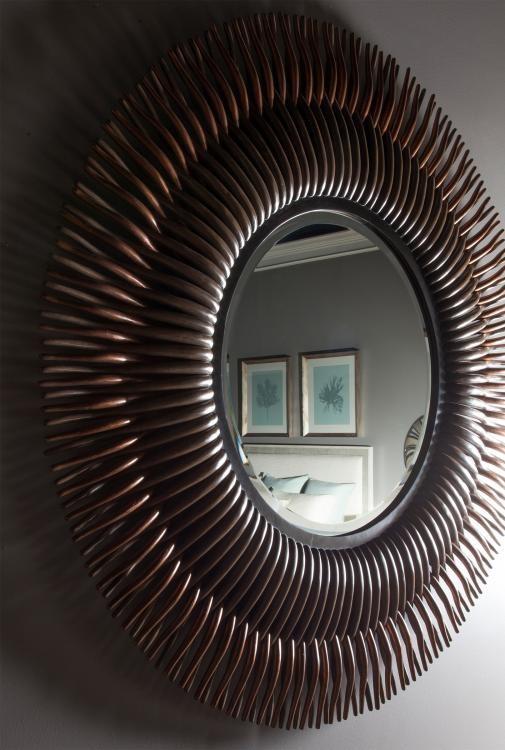 Century CT2000 - Rattan Burst Mirror