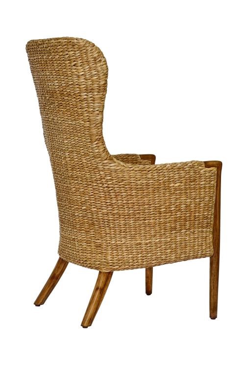 Century CT2017-FL - Seagrass Dining Chair-Flax